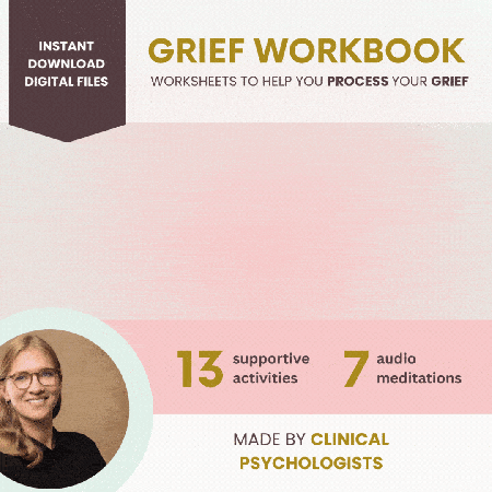 Grief Processing Worksheet Bundle for Mental Health Professionals