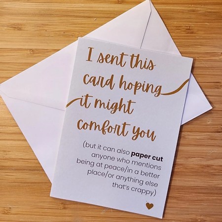 Comfort and Papercuts